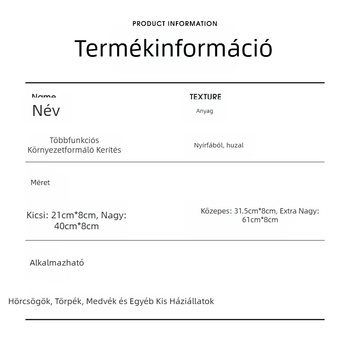 Kisállat hörcsög játék kertészeti kellékek hinta kis kerítés létra aranymackó dombormű játékok multifunkcionális kellékek