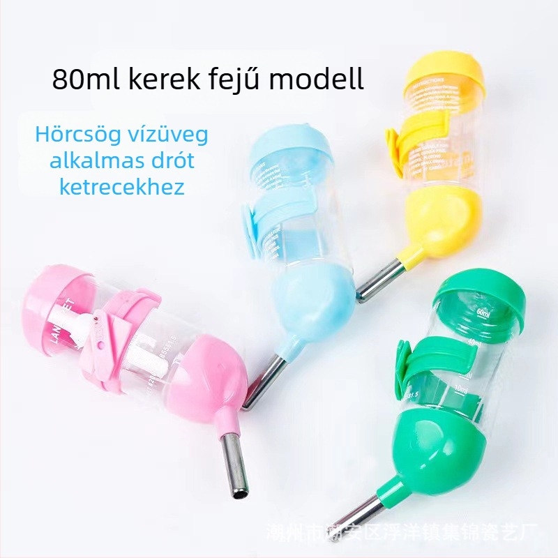 Kaktuszos vizespalack, hörcsögi itató, kerámia konzol, függőleges, aranymedve, holland malac, állítható, kertészeti kellékek