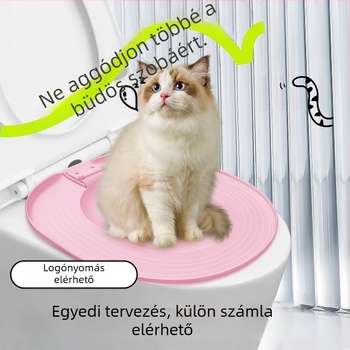Macskaalom doboz nagy dezodoráló homok elleni kezdő macskáknak sűrített WC macska WC-tréner gyári outlet