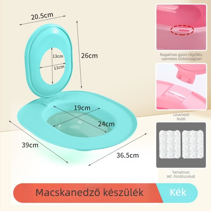 Macskaalom doboz nagy dezodoráló homok elleni kezdő macskáknak sűrített WC macska WC-tréner gyári outlet