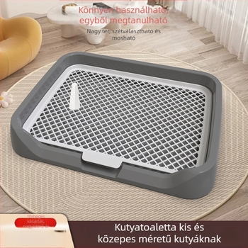 Nagykereskedelmi kutyavécé lapos típusú kis kutya piszoár homoktál nagy közepes méretű vizelettartó tányér szar kutyavécé kaki tárgy