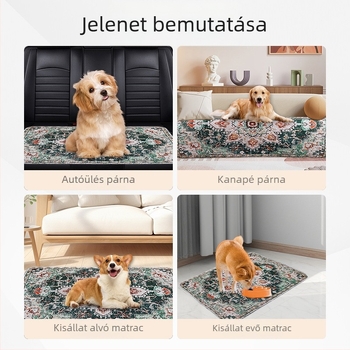 Kutyaszőnyeg, alvó kutyaketrec-pad, négy évszakhoz, általános célú kisállatszőnyeg, macska, csúszásmentes kennelkerítés