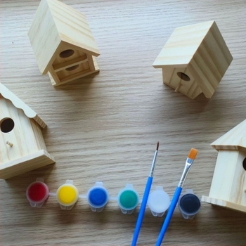 Határokon átnyúló madárház polc fa madárfészek udvari függő mini kolibri fészek kültéri madárház madáretető