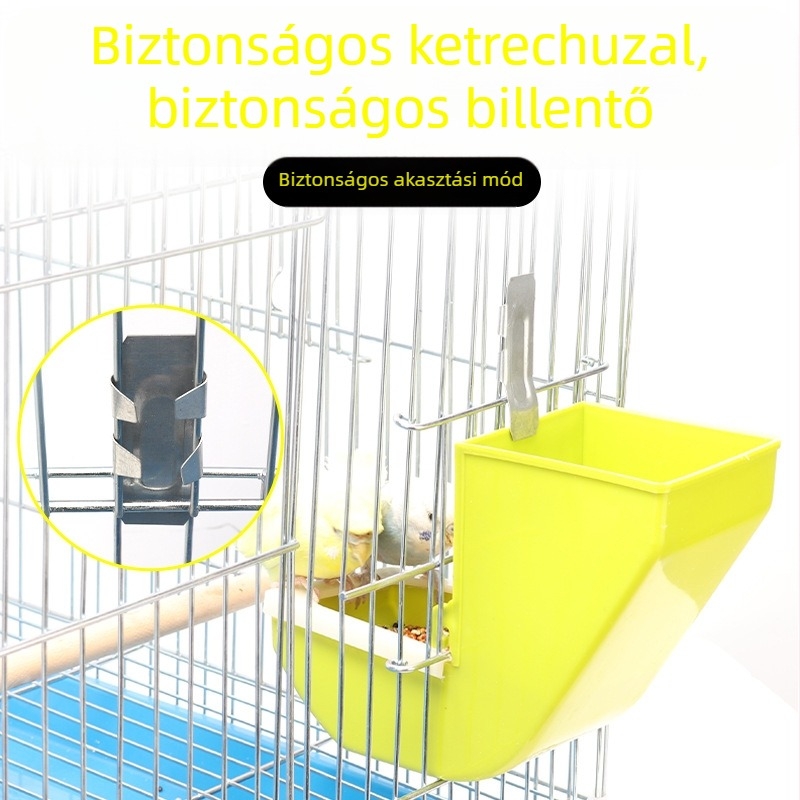 Tigrisbőr bazsarózsa Xuanfeng automata madáretető billenővödör külső etető tenyészmadár kellékek eledeldoboz etetővályú