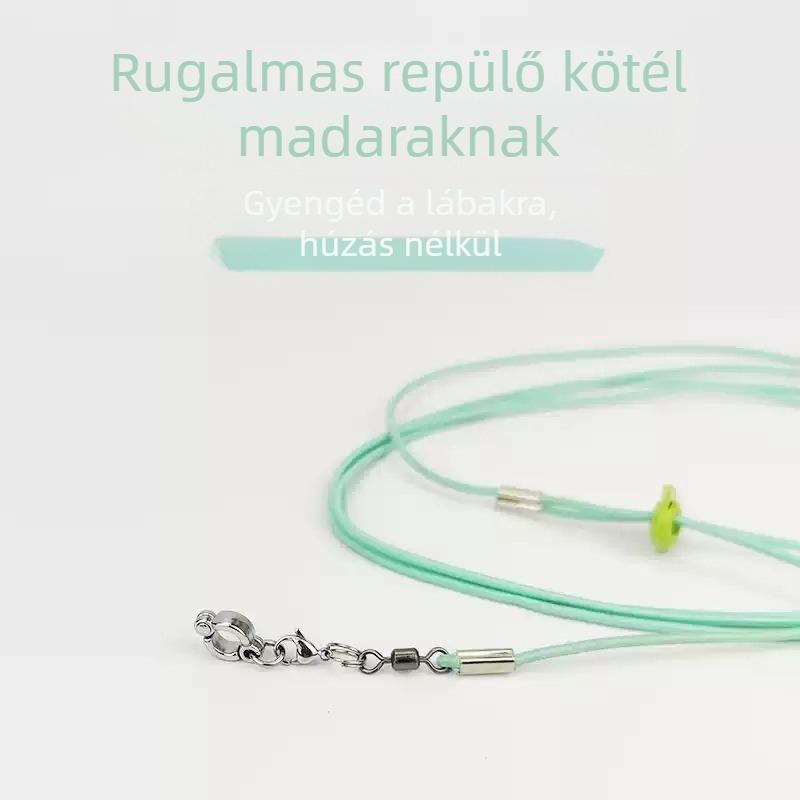 Papagáj légykötél Rugalmasság, nem fáj a lábnak Ultrakönnyű edzőfekete főnix tigrisbőr bazsarózsa bokalánc Bokalánc Sétáló madár kivezető kötél