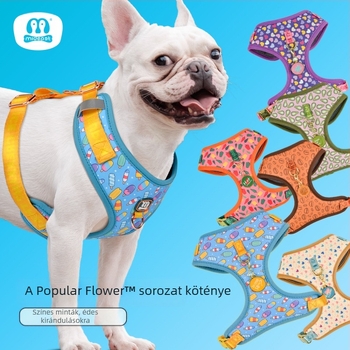 Határokon átnyúló új, nyári, aranyos mellkasi medál közepes és nagytestű kutyáknak és nagytestű kutyáknak