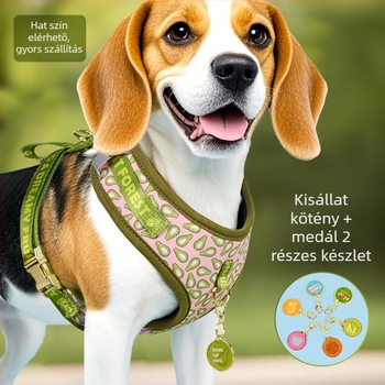 Határokon átnyúló új, nyári, aranyos mellkasi medál közepes és nagytestű kutyáknak és nagytestű kutyáknak