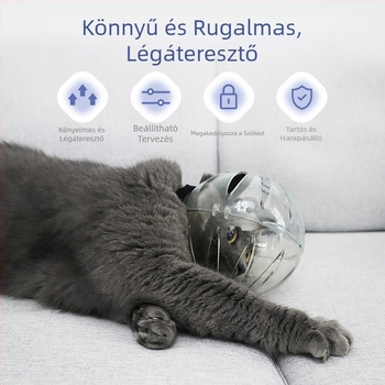 Macskatartó Kapucnis szájkosár nyalásgátló harapásgátló átlátszó gömb alakú légáteresztő Elizabeth gyűrűs macskafejvédő