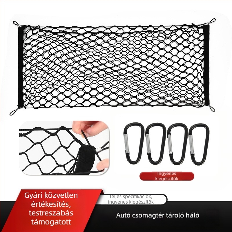 Autó, kisállat, kutya, szigetelőháló, védőkorlát, csomagtartó, autóbiztonság, autós utazási tárgy, első terepjáró, kerítésháló, zseb