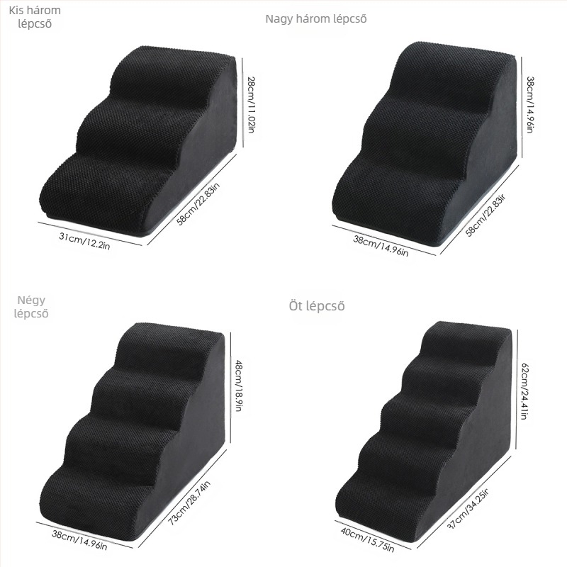 Amazon tumu Xiyin kisállatlétra fel-le kanapéágy szivacs lépcső lejtős macska kis kutya lépcső