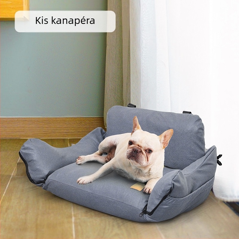 Új autós kennel macskafészek négy évszak univerzális kutyabiztonsági ülés Kennel kistestű kutyáknak autószőnyeg