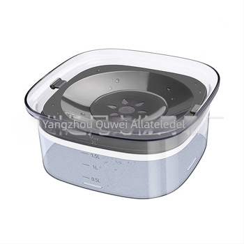 Amazon Hot Sale nagy kapacitású átlátszó kisállat itató, nem nedves szájú macska kutya itató, kisállat úszó tál étel eszközök