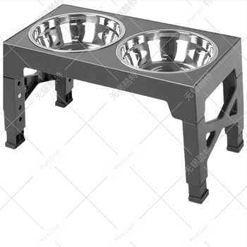 Raktáron rozsdamentes acél emelő kutyatál, megemelt dupla tál, állítható etető, lebegő tál, lassú eledelű tál, etetőtál