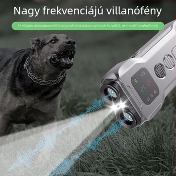 Határokon átnyúló ultrahangos kutyariasztó, háromfejű ugatásgátló, hordozható kutyakiképző, könnyű kutyariasztóval, kutyaharapásgátló kutyariasztóval