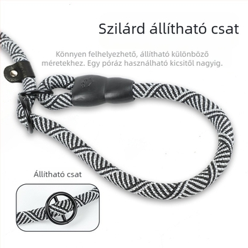 Határokon átnyúló kutyaláncos kisállat póráz robbanásbiztos integrált P kötél P láncos kültéri póráz kutyasétáltató kötél közepes és nagy kutyáknak