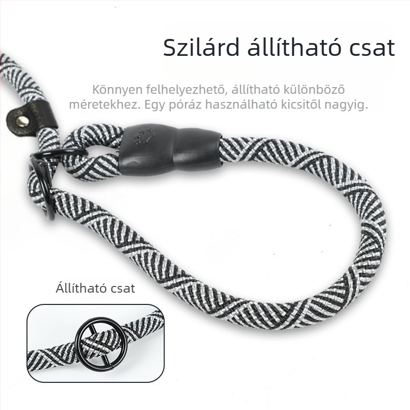 Határokon átnyúló kutyaláncos kisállat póráz robbanásbiztos integrált P kötél P láncos kültéri póráz kutyasétáltató kötél közepes és nagy kutyáknak