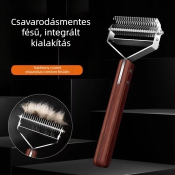 Kutya sorfésű aranyszőrű teddy csomós nyitóvágó csomós fésű csomómentes szőrtelenítés és lebegő szőrtelenítés műfésű kisállat fésű