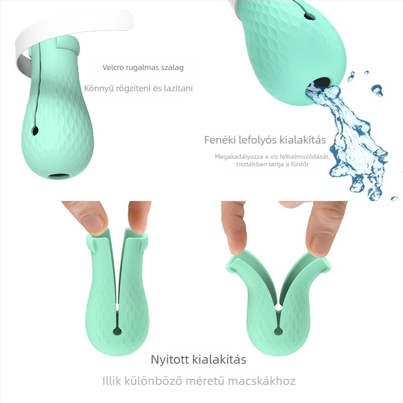 Kisállat macska karcálló lábvédő kesztyű macska karmoláshoz karcolásgátló kesztyű macskamosáshoz macskaetetés gyógyszer kisállat lábvédő 4 db-os gyártók