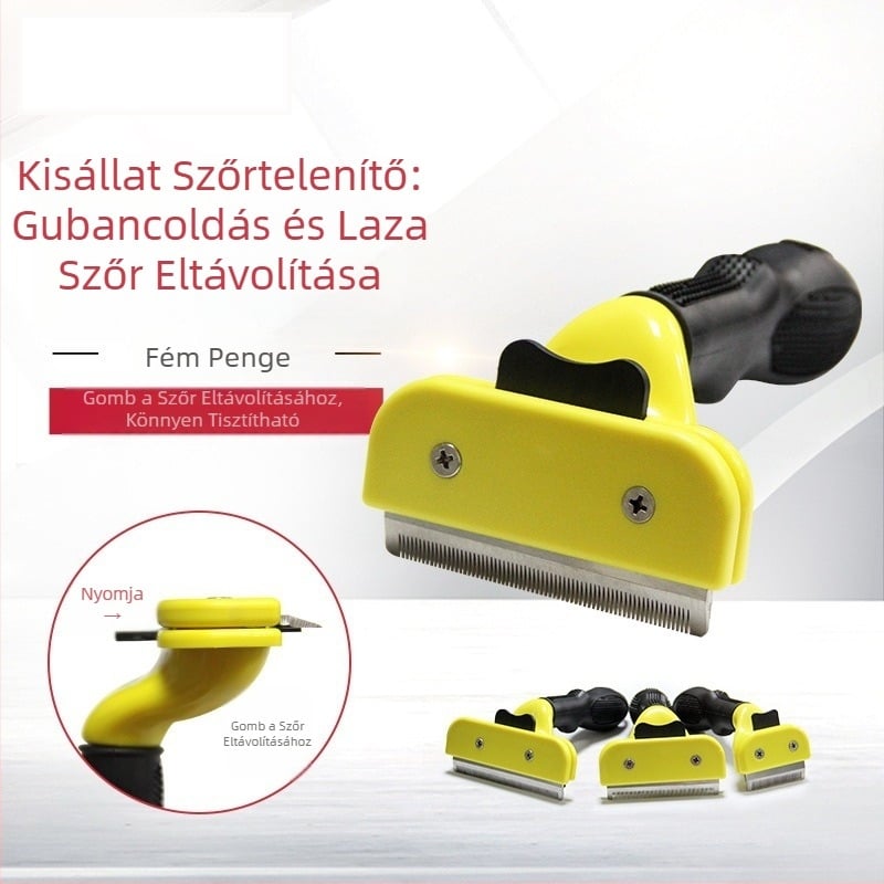 Kulcsfontosságú macska és kutya lebegnek hajhúzás hajverés kés kifakult haj fésű kisállat fésű kisállat szépségápolási eszköz verés haj kés kisállat
