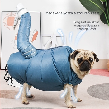 Kisállat szárítózsák, szőrfújó műtárgy, macska, kutya, mackó szárítódoboz, kis- és nagyméretű kutyáknak, fürdető, szárítózsák kellékek