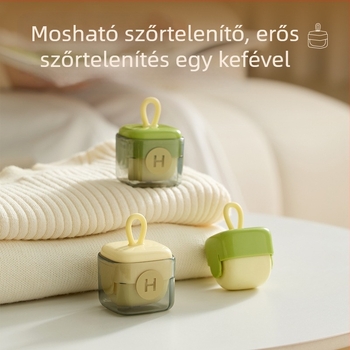 [Szabadalmaztatott négyzet alakú] Mosható szösztelenítő ruhákhoz, Hatékony por- és szösztelenítés, Négyzet alakú hordozható szösztelenítő