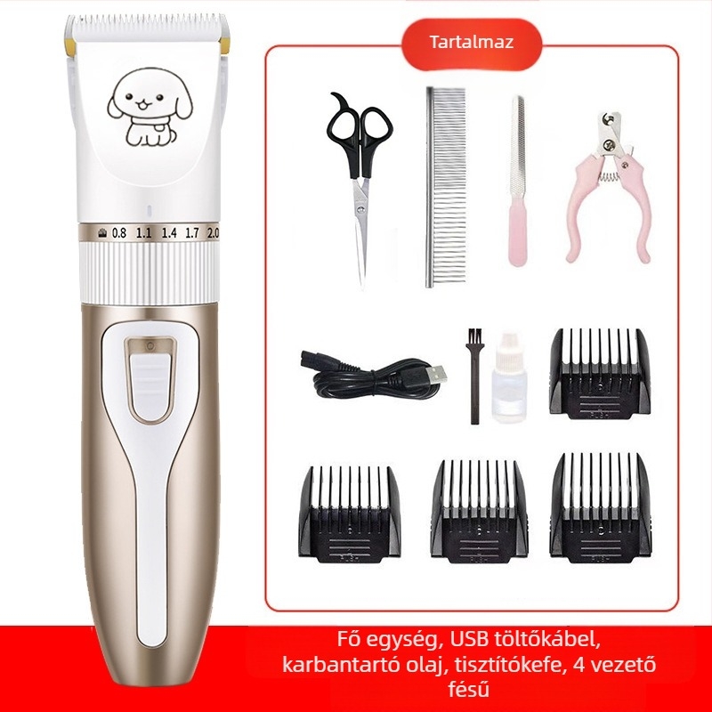Amazon Hair Pusher kutyaszőr borotválkozás kisállat elektromos nyíró elektromos nyírókészlet macskaszőr vágó