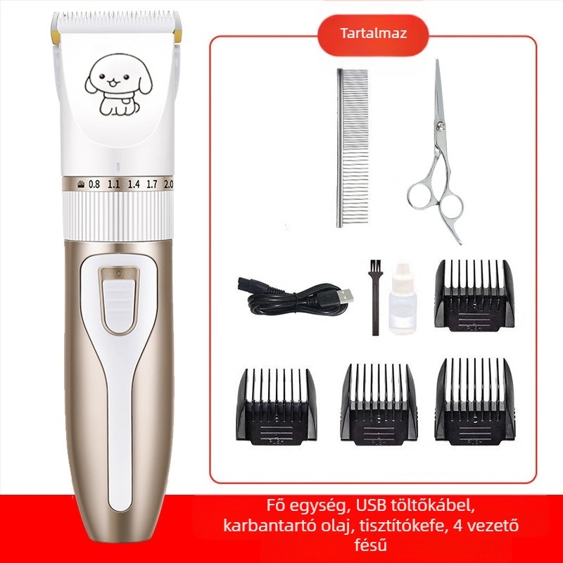 Amazon Hair Pusher kutyaszőr borotválkozás kisállat elektromos nyíró elektromos nyírókészlet macskaszőr vágó