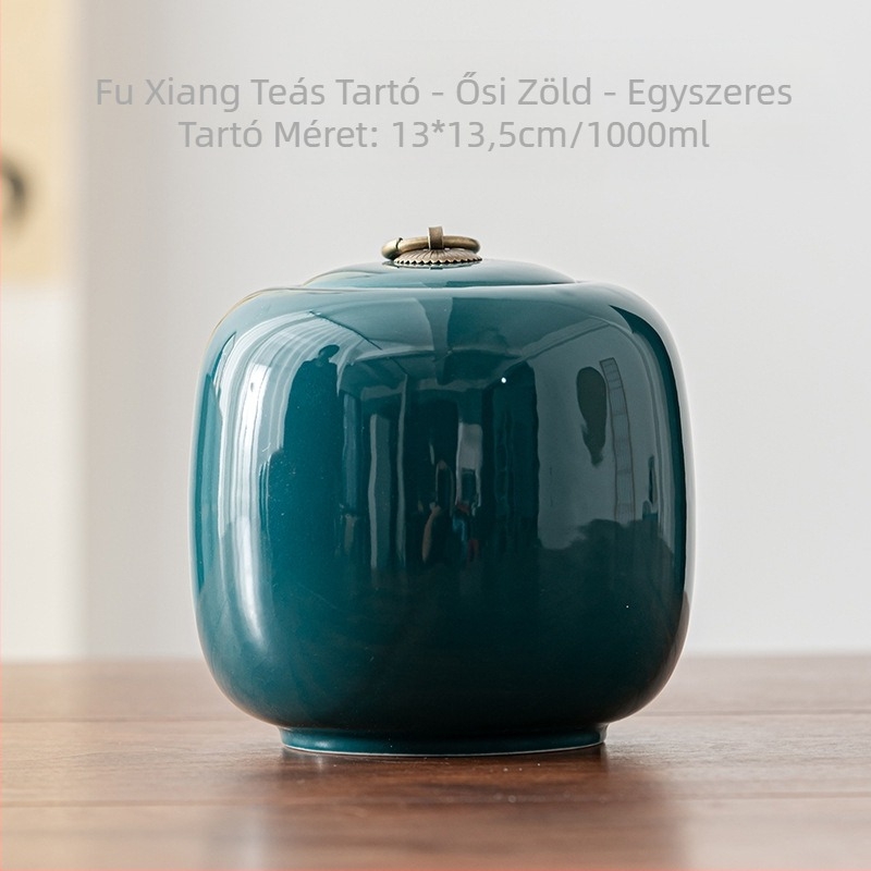Celadon teásdobozok kerámia nagy fél Jin fekete tea zöld tea univerzális lezárt dobozok tea csomagoló doboz ajándék logó