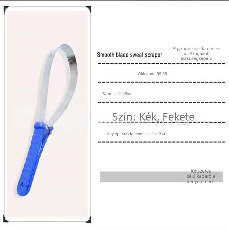 Rozsdamentes acél szőrkaparó műtárgy állatorvosi gyűrű lókefe lószoba kellékek recés fésű kaparó eszköz tehénszőrkefe ló viszketéscsillapító