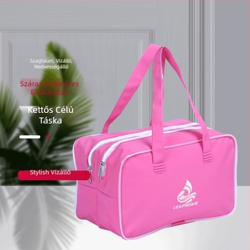 Yuelang dupla fogantyús kézitáska kültéri utazási száraz és nedves elválasztó úszótáska vízálló strand kültéri sporttároló táska