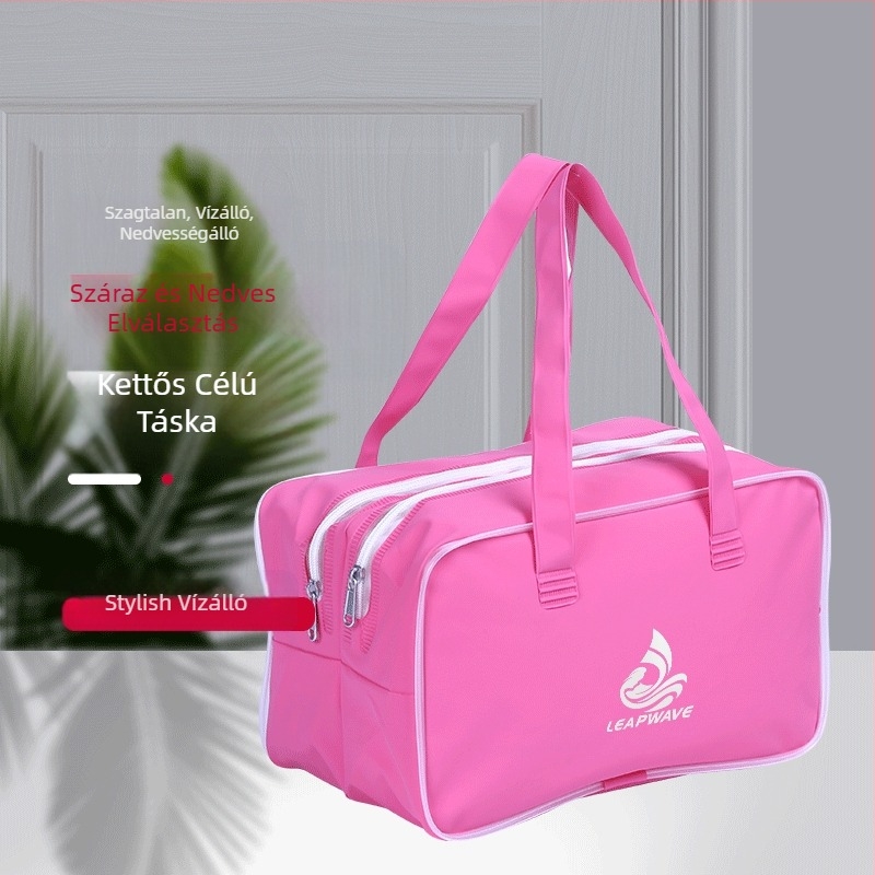 Yuelang dupla fogantyús kézitáska kültéri utazási száraz és nedves elválasztó úszótáska vízálló strand kültéri sporttároló táska