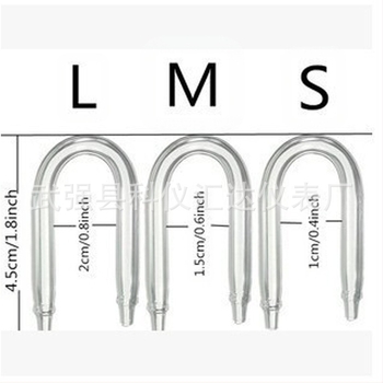 Akváriumi felszerelés CO2 finomító U-csatlakozó víz fűcső U-cső csatlakozó szén-dioxid U-csatlakozó CO2