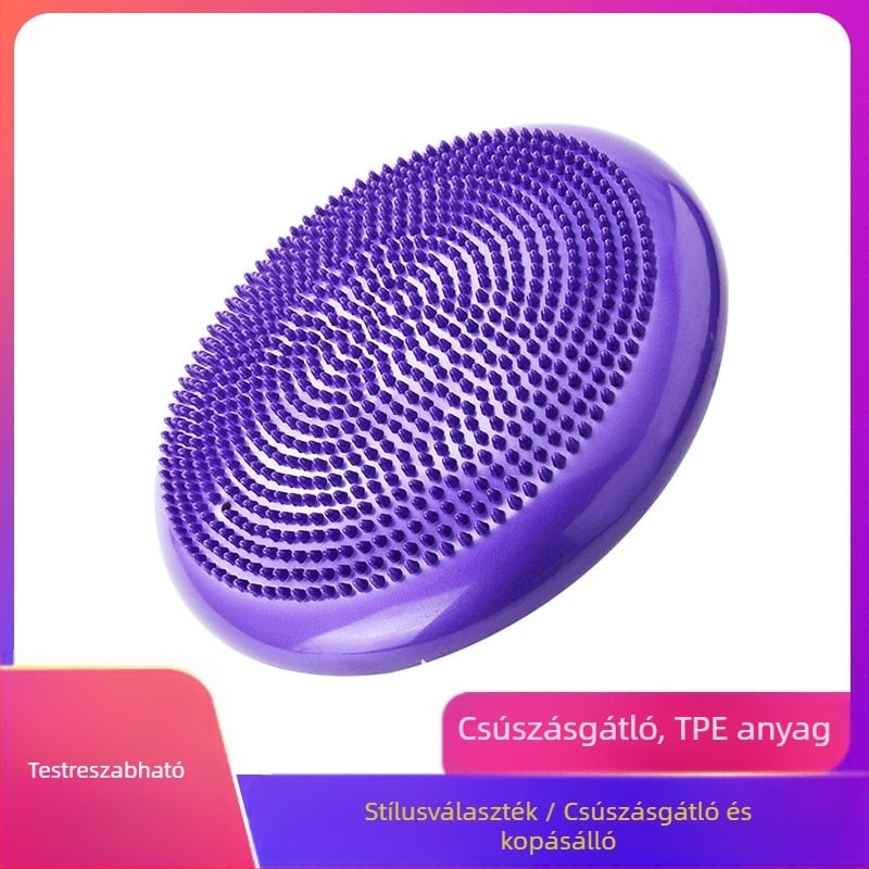 Tpa jógaszőnyeg gyári kellékek jóga egyensúlyszőnyeg, vastagított robbanásbiztos felfújható masszázspárna, fitnesz test egyensúlyszőnyeg