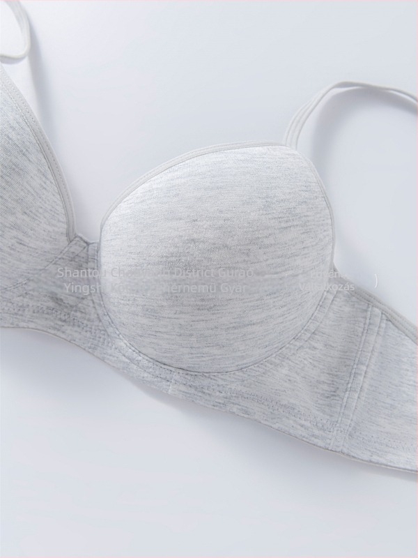 Speciálisan határokon átnyúló, dögös lányoknak való melltartóhoz, légáteresztő és kényelmes, sima pamut alsónemű acélgyűrűvel, megereszkedésgátló melltartóval.