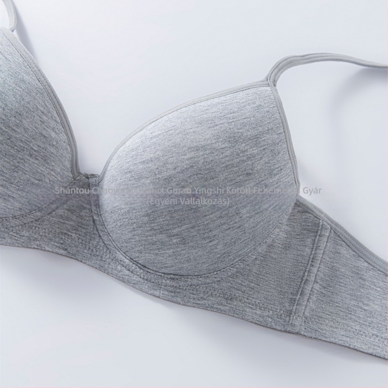 Speciálisan határokon átnyúló, dögös lányoknak való melltartóhoz, légáteresztő és kényelmes, sima pamut alsónemű acélgyűrűvel, megereszkedésgátló melltartóval.