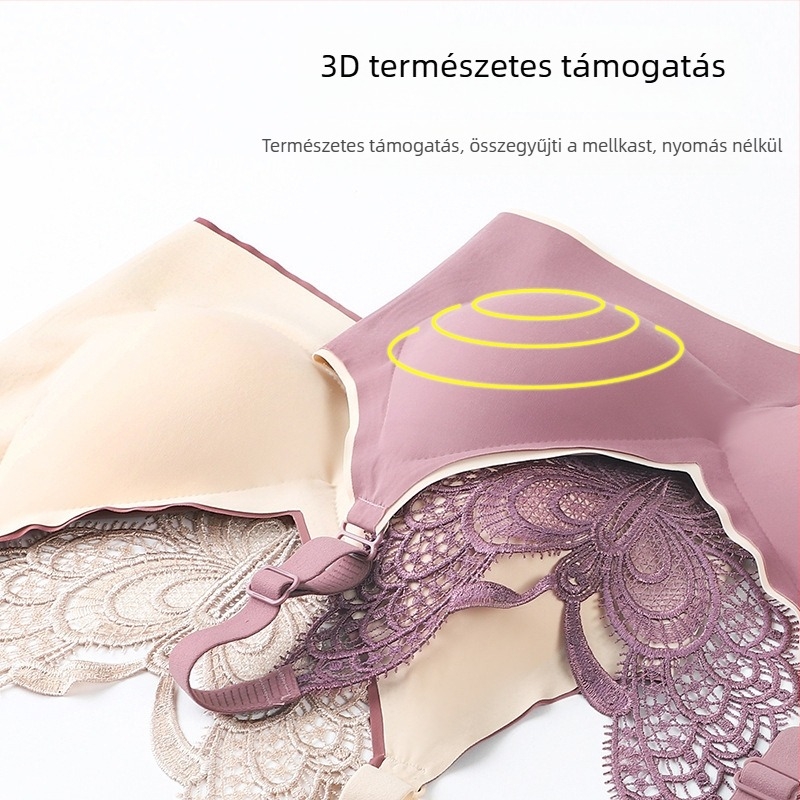 5XL-es perem nélküli melltartó Thaiföld latex nagy méretű fehérnemű női pillangó gyönyörű hátú szexi összegyűjtött kényelmes mellény stílus