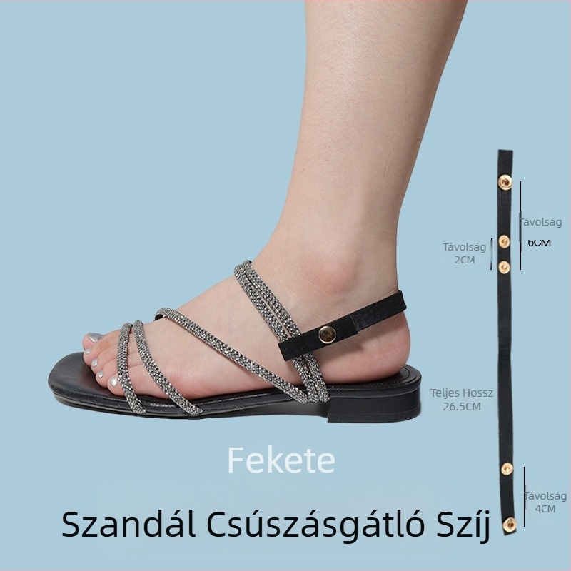Szandálok, sarokpántos papucsok, módosított szandálok, állítható szandálok, túl nagyok, fix cipőcsatos, sarokvédő, leesésgátló, megkötött cipőfűzők