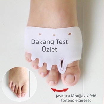 Közvetlen gyári értékesítés, Közvetlen gyári szállítás, Hallux valgus korrektor, Nagyláb csont szilikon lábujj ötujj elválasztó