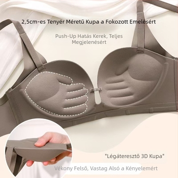 Új Litching alsónemű női kis mellkasú push-up megereszkedésgátló puha tartású bemutató felső tartás lélegző varratmentes melltartó