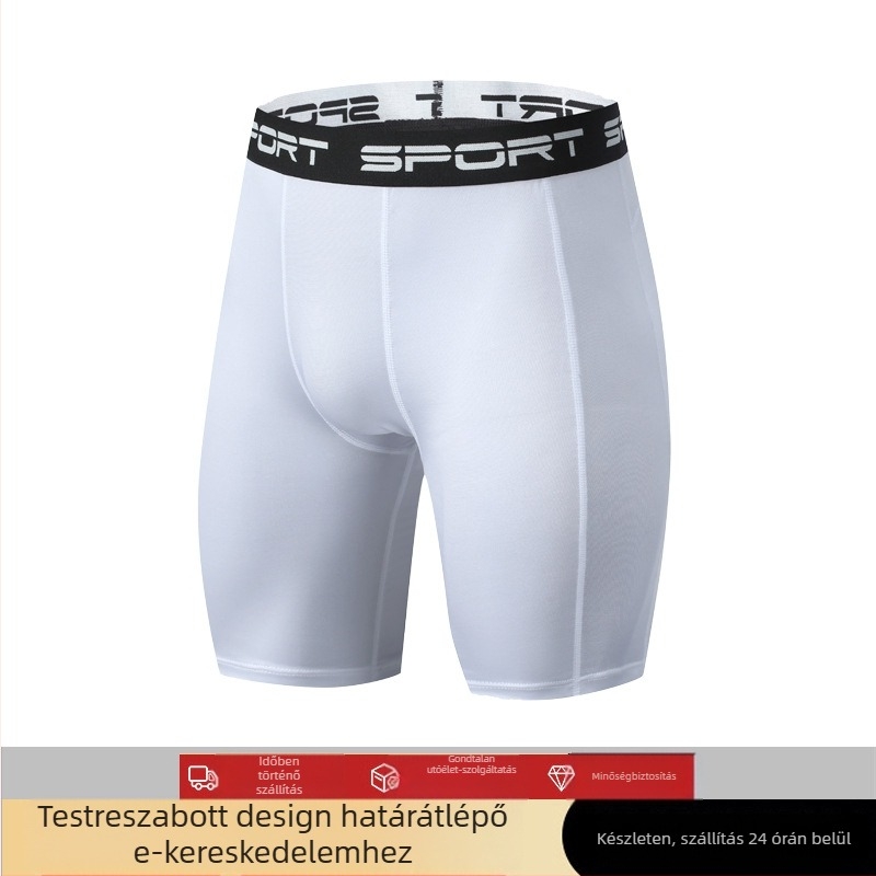 Férfi sportnadrágok, futónadrágok, gyorsan száradó, lélegző, ötpontos leggings, úszónadrágok, rövidnadrágok, jóga sportnadrágok