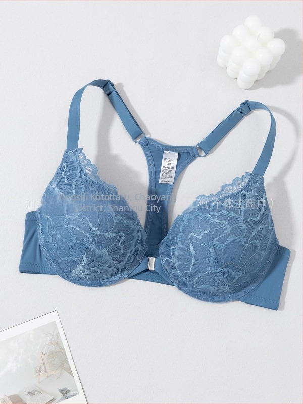 A gyártó a határokon átnyúló nagykereskedelemre specializálódott, európai és amerikai népszerű, kényelmes acélgyűrűs francia szexi csipkemelltartó elöl gombos, gyönyörű hátulsó melltartóval.