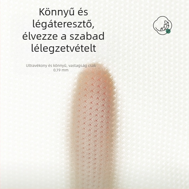 Meiya Ting Ice Silk Cool Feet Big Mouth női alsónemű nyári könnyű, áteresztő pamut ágyék magas derekú hasszínező fehérnemű