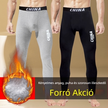 Férfi téli, polár bélésű, vastagított, plus size tinédzser meleg nadrág, Boys de Velvet, szűk alsónemű