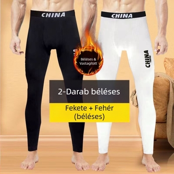 Férfi téli, polár bélésű, vastagított, plus size tinédzser meleg nadrág, Boys de Velvet, szűk alsónemű