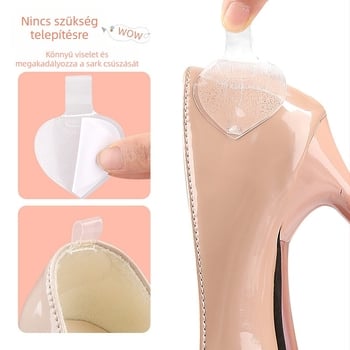 Magas sarkú cipő, csipke, kerek, gyöngycsatos sarok, leesésgátló sarok a boka körül, leesésgátló gyöngyfűzős cipőpánt