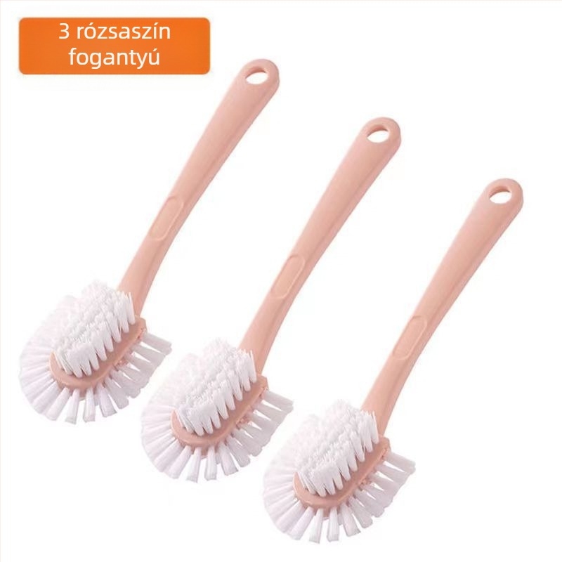 Ötoldalú cipőkefe háztartási hosszú nyelű cipőmosó speciális műtárgy multifunkcionális tisztítókefe univerzális, holtszög nélküli tisztítókefe