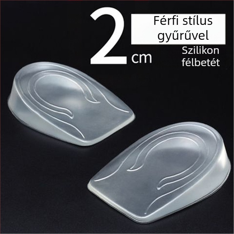 Japán magasságnövelő talpbetétek nőknek, kényelmes a lábnak, láthatatlan férfi bőrcipők, Martin csizmák, Aj1 párnázó szilikon magasságnövelő betétek