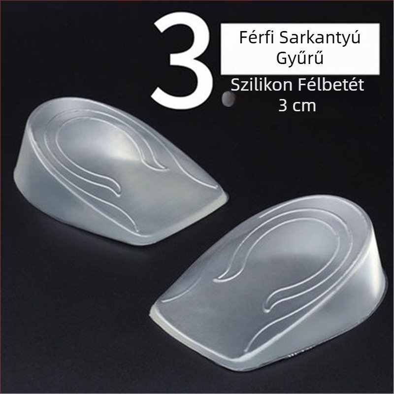 Japán magasságnövelő talpbetétek nőknek, kényelmes a lábnak, láthatatlan férfi bőrcipők, Martin csizmák, Aj1 párnázó szilikon magasságnövelő betétek