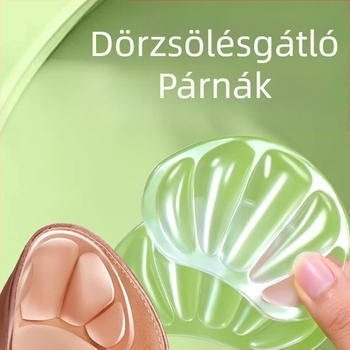 Sportcipő kopásgátló sarokmatricák, láthatatlan, vágható, félméretű betétek, csúszásgátló és leesésgátló sarokmatricák