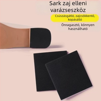 Saroknémító matrica vastagított csúszásgátló kopásálló talpmatrica kopásgátló vastag sarokhangtompító sarokhang-szigetelő szalag matrica